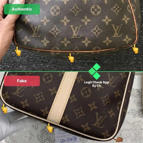 louis vuitton damier canvas real vs fake
